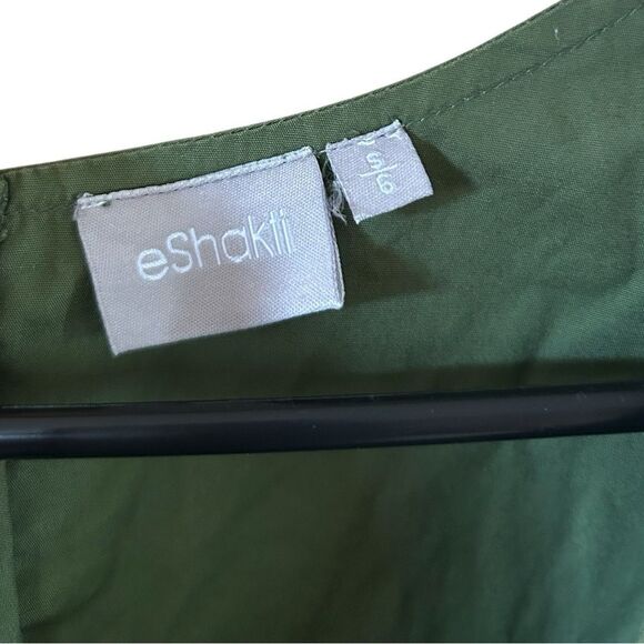 eShakti Owl Embellished Two Tone Poplin Dress - Picture 7 of 7